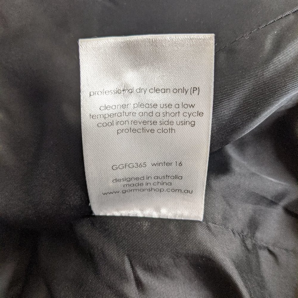 Gorman blue wool blend zip jacket - Picture 7 of 7